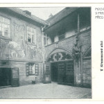 pohlednice U Fleků - Nádvoří