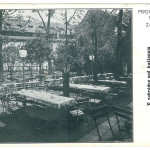 pohlednice U Fleků - Zahrada